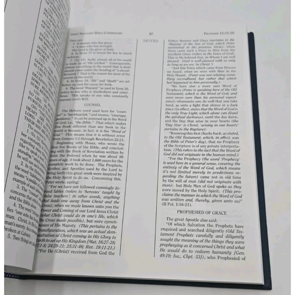 Jimmy Swaggart Bible Commentary Proverbs Study Christian Book